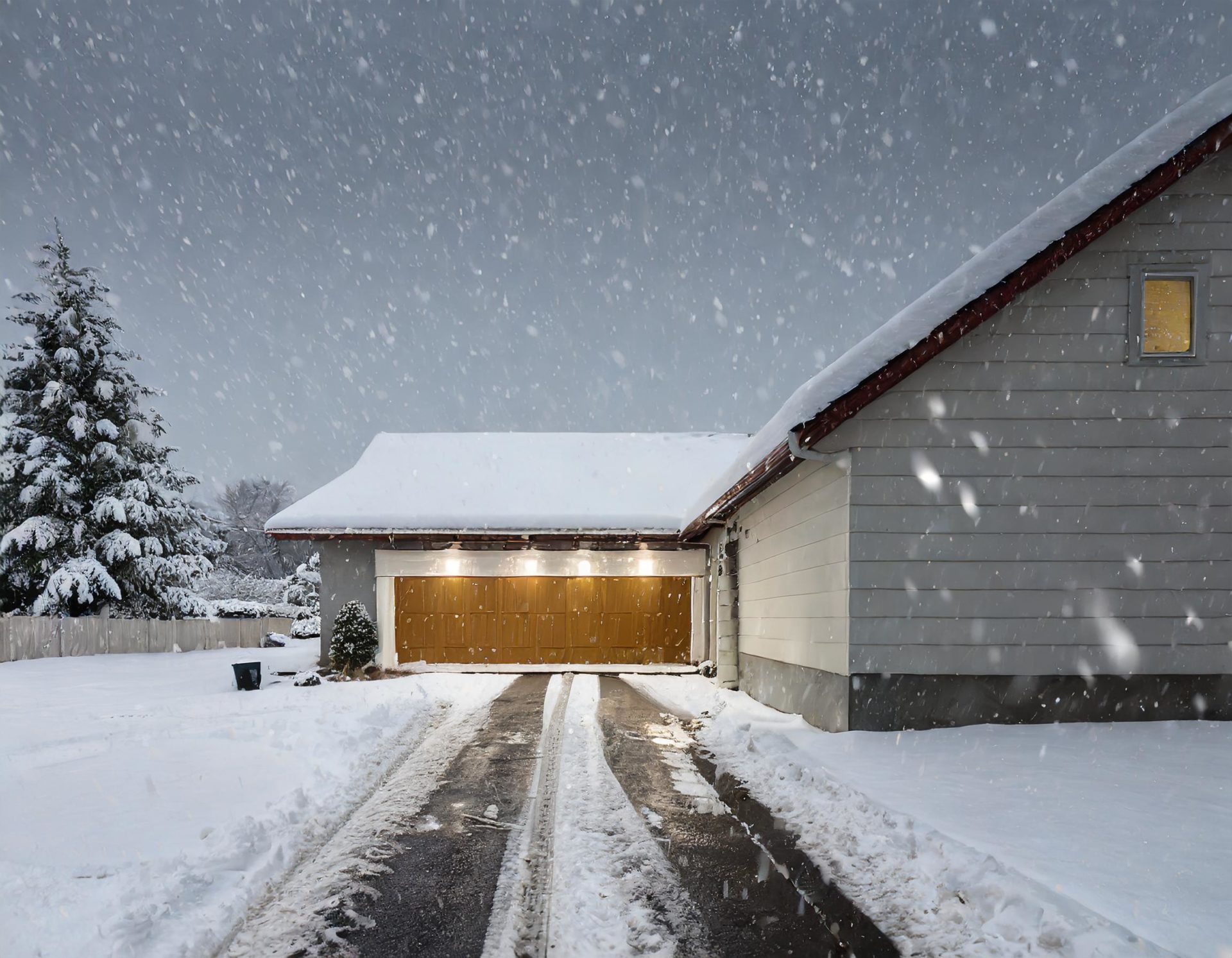 AKIL Property Management Clear driveway in a snowstorm Clear Driveway after AKIL Property Management cleared in