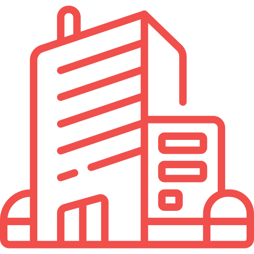 AKIL Property Management Commercial Junk Removal Office Building Icon