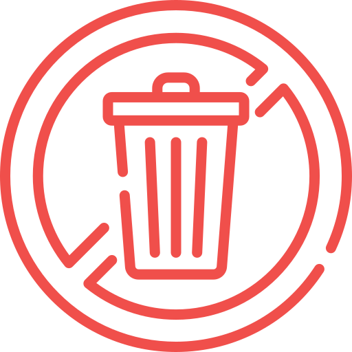 junk-removal-icon-red garbage can with a slash through it