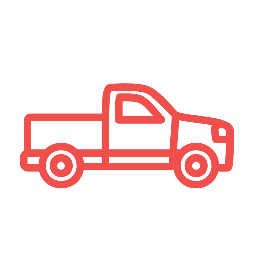 AKIL pickup-truck Red Pick Up Truck